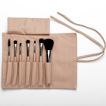 complexion pu bag with 7 makeup brushes