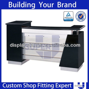 Tailor made wooden reception counter desk, front desk