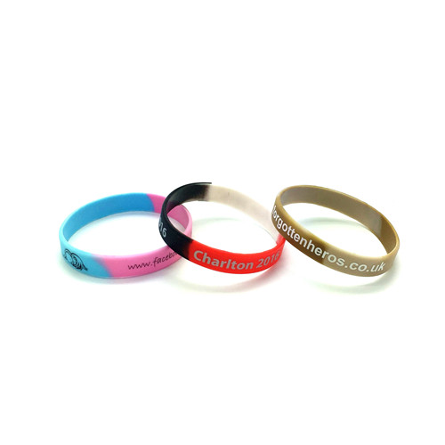 Promotional Segment Printed Silicone Wristbands-202122mm2