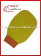 yellow car wash mitt SC-208