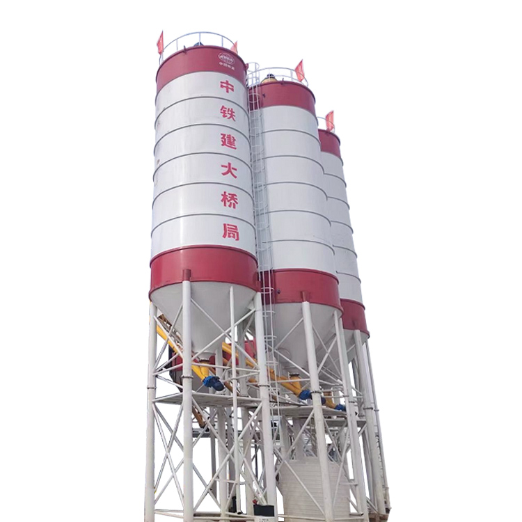 New design 50T cement silo for concrete plant