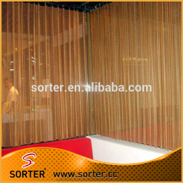 High quality Ceiling Hanging Metal Mesh Drapery Curtain