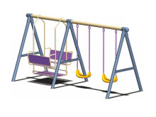 outdoor park backyard swing