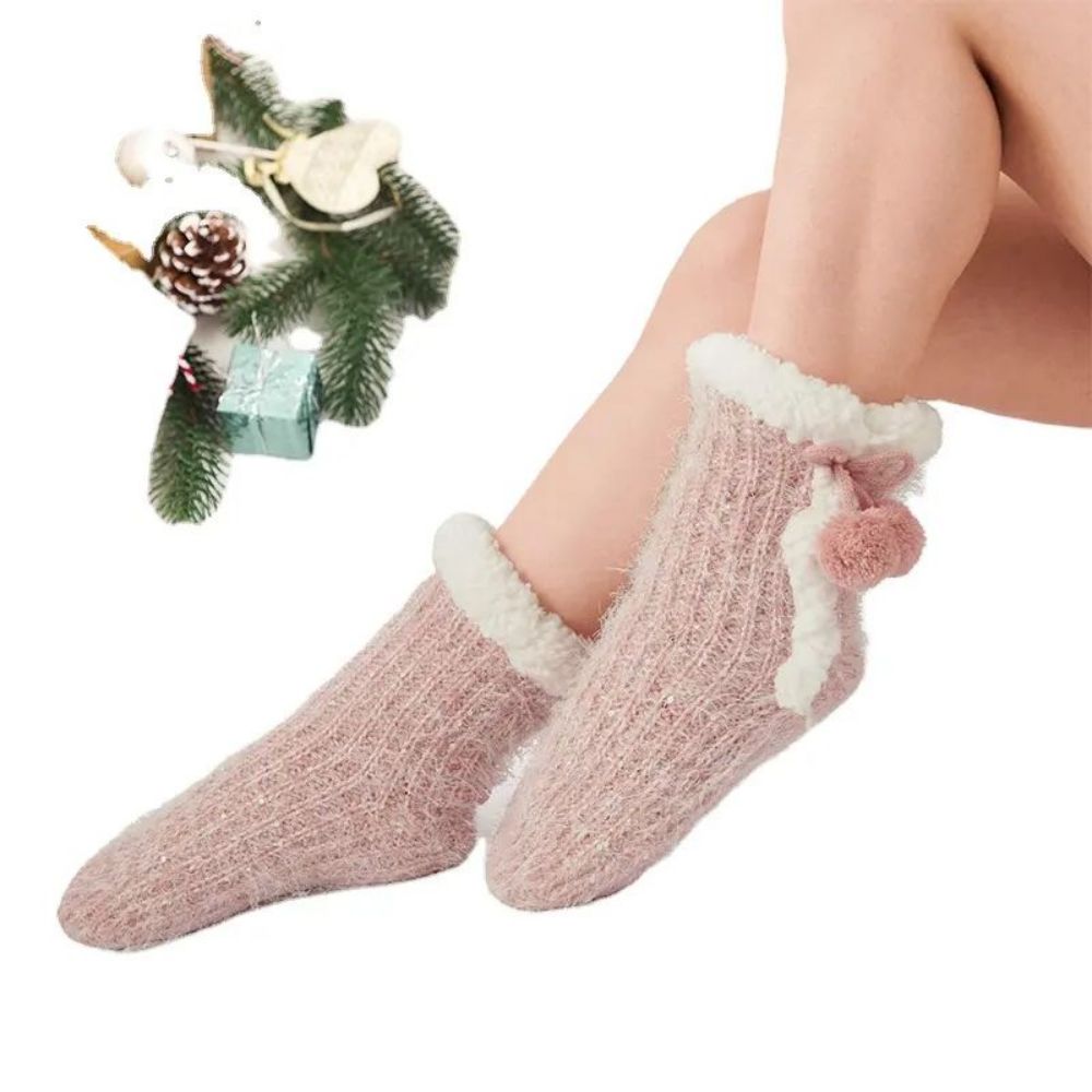 Fuzzy Sherpa Socks