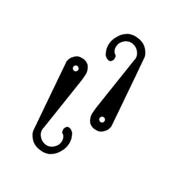 High-Quality Plastic Sock Hanging J-Hooks on Sale for Sock Package Storage