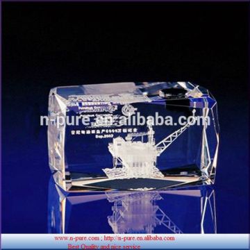 personalized 3d crystal,High quality Laser Etched 3D Crystals