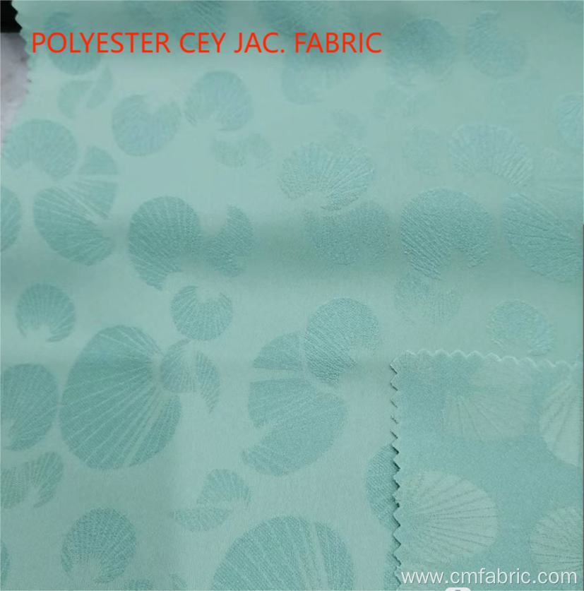 Polyester CEY Jacqaurd 4 way spandex