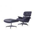 Izihlalo ze-Iconic Anilien Leather Charles Eames Lounge