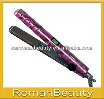 wet to dry ceramic LCD hair straightener