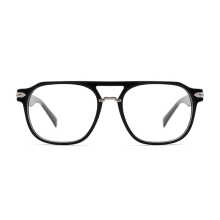 New Unisex All Face Shape Match Double Nose Bar Acetate Eyewear Frames Eyeglasses