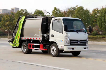 Small Compression Garbage Trucks hydraulic garbage compactor