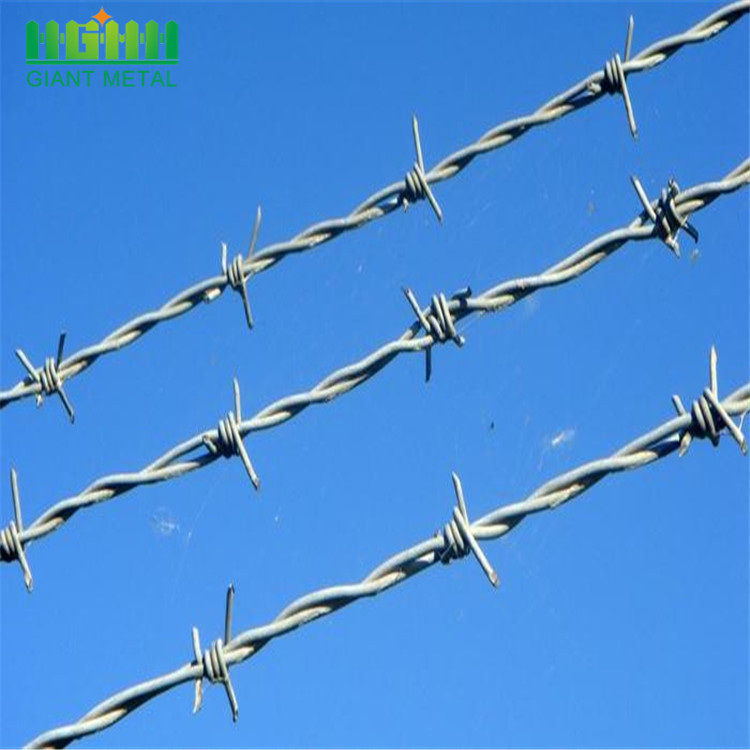 Double Twist High-tensile Wire Barbed Wire Mesh Fence