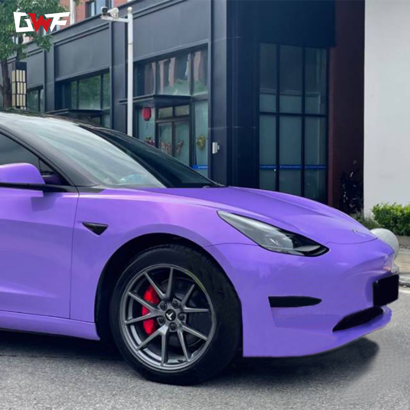 Envoltura de coche metálico púrpura mate