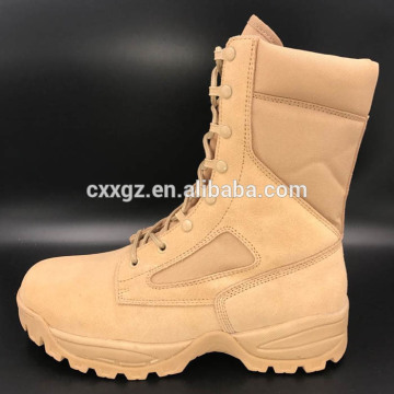 High quality army desert boots tactical boot leather khaki desert Boots