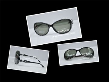 Dark Women Polarized Plastic Sunglasses