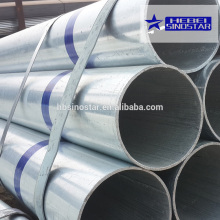 Wholesale hot galvanized pipe, galvanized round pipe