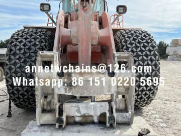 23.5-25 26.5-25 Tyre Protection Chain Wheel Loader Tire Antiskid Protection TONGWEI