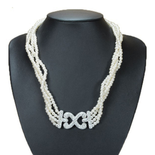 Four Strands Pearl Necklace