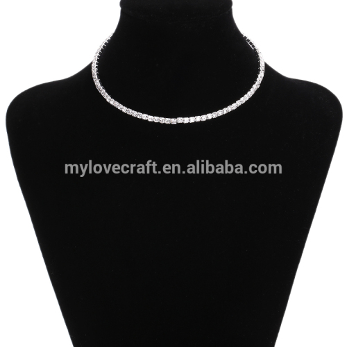 MYLOVE 1 row rhinestone choker for women