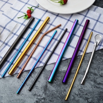 Eco Friendly Straight Reusable Stainless Straws