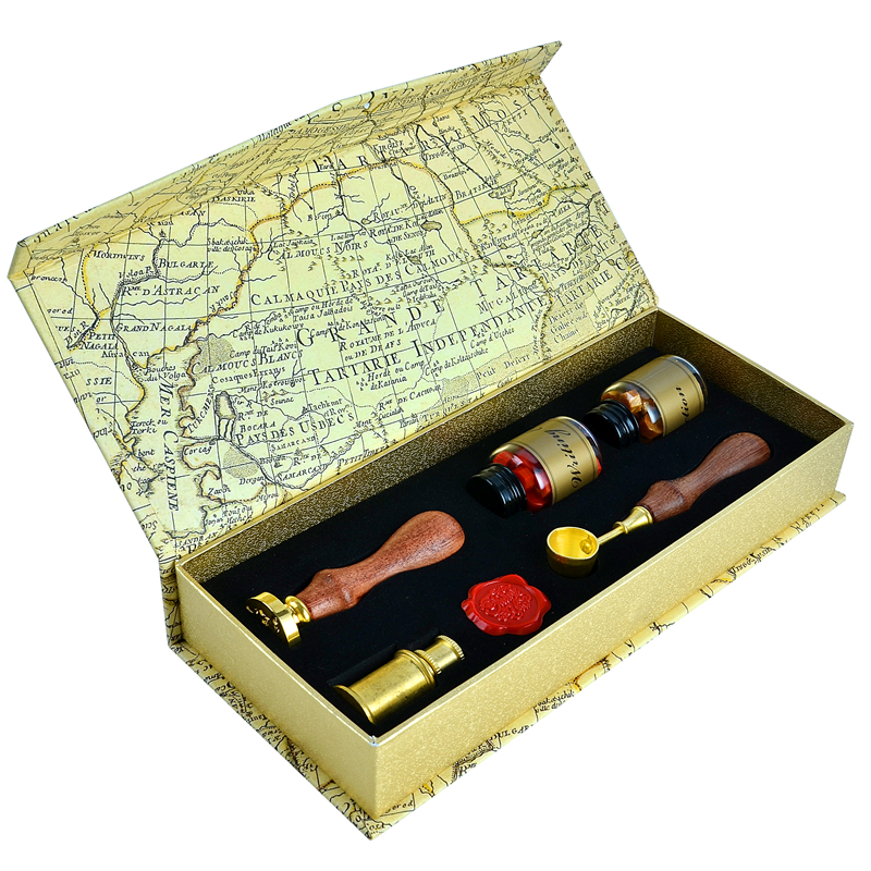 Wax Seal Stamp Kit With Alcohol Lamp Wax Seal Stamp Kit With Alcohol Lamp
