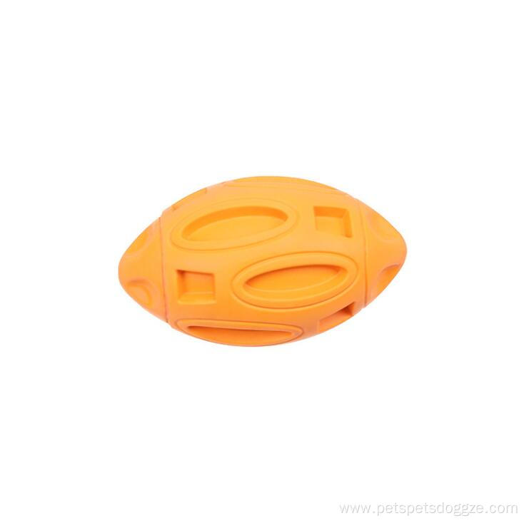 Eco-friendly colorful squeaky rubber dog chew toys