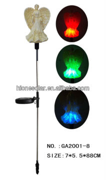 Color Changing Angel Garden Solar Stake Light