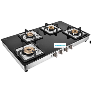 Aura 4 Burner Glass Top Gas Cooktop