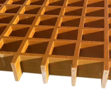 Fiberglass Steel Grating: Fine Sand Gritted FRP Grating and Fixing Clips