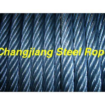 Line contacted wire rope