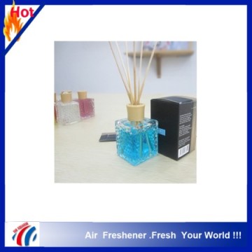 hot selling square glass bottle aroma fragrance reed diffuser aroma oil perfumes cane