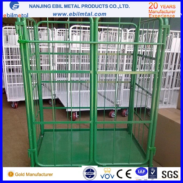 High Capacity Powder Coated Steel Roll Container Made in China