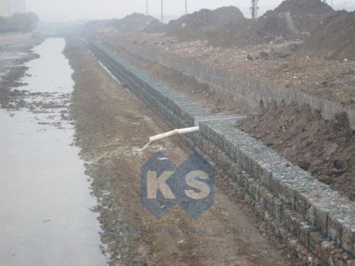 Hexagonal Wire Netting Coated Polyethylene Pe Coated Gabion Polyethylene Coated Wire