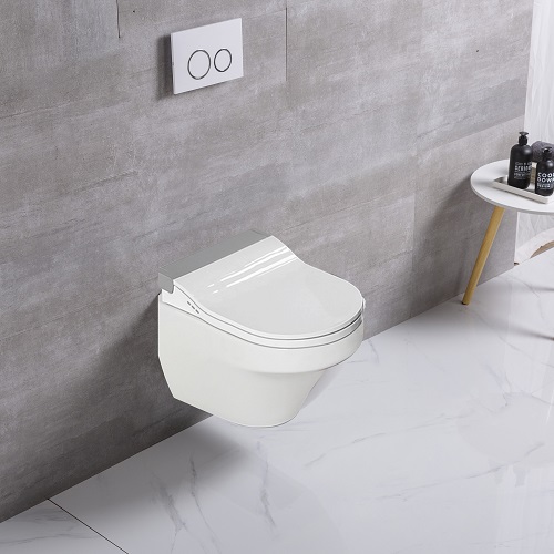 Toilet And Bidet In One Gold Wall Hung Toilet