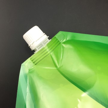 Custom Eco-friendly 2L washing powder standing nozzle bag