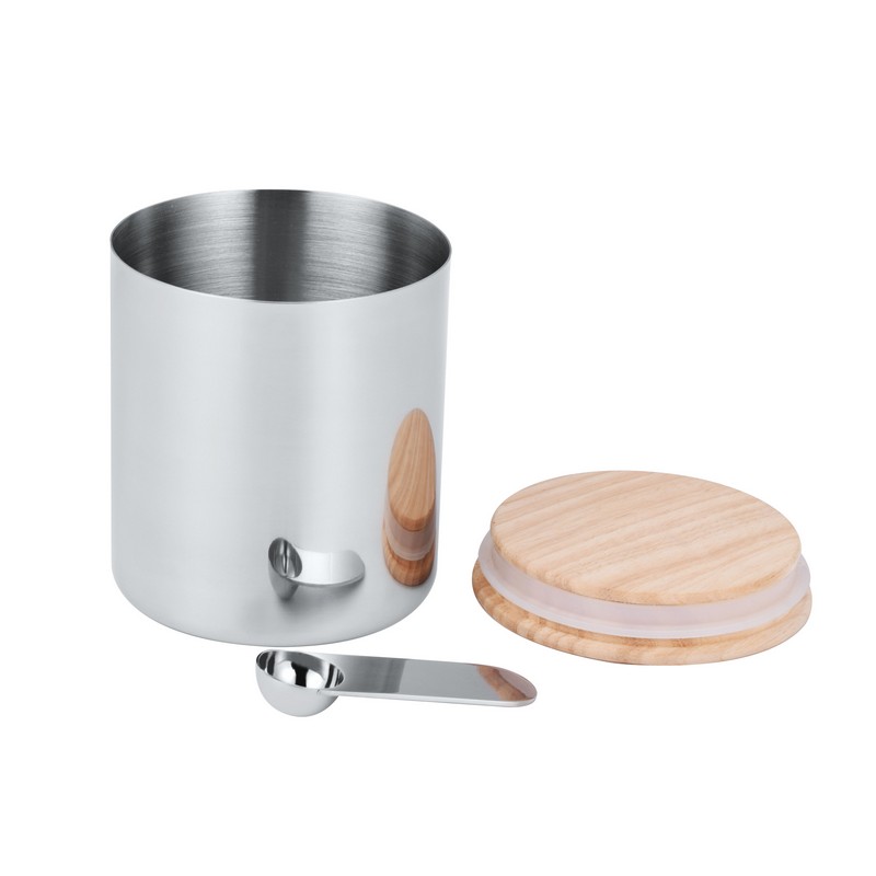 polishing steel food canister