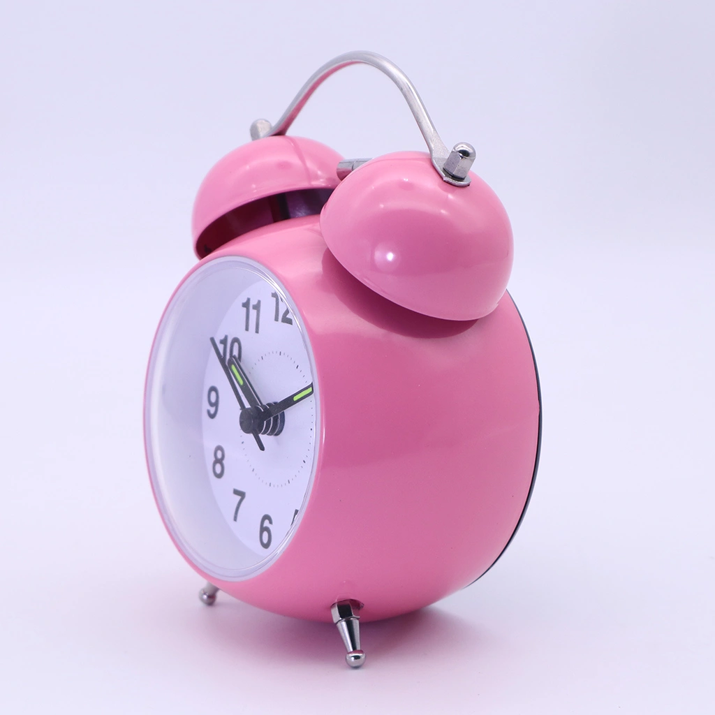 Pink Mini Alarm Clock Table Alarm Clock