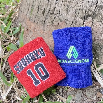 Custom Embroidered Logo Elastic Terry Sweatbands & Headbands