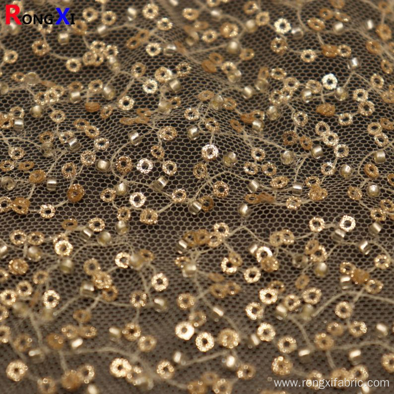 Brand New Embroidery Beaded Sequin Fabrics