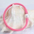 Pulseira de silicone pearl silicone