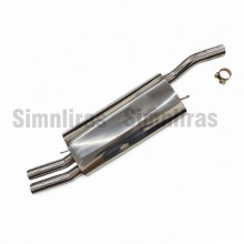 2" Stainless Steel Exhaust Muffler Silencer with Dual Outlet for BMW E6 16 - 2002 touring