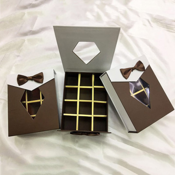 Magnetic Chocolate Box with Special Die Cut Window