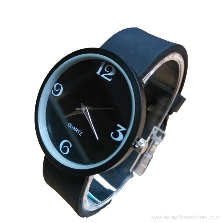 bright colors design silicone watch