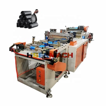 High Speed Black Garbage Bag Roll Maker with Perforation
