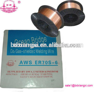 Copper coated welding wire AWS ER70s-6,co2 welding wire er70s-6