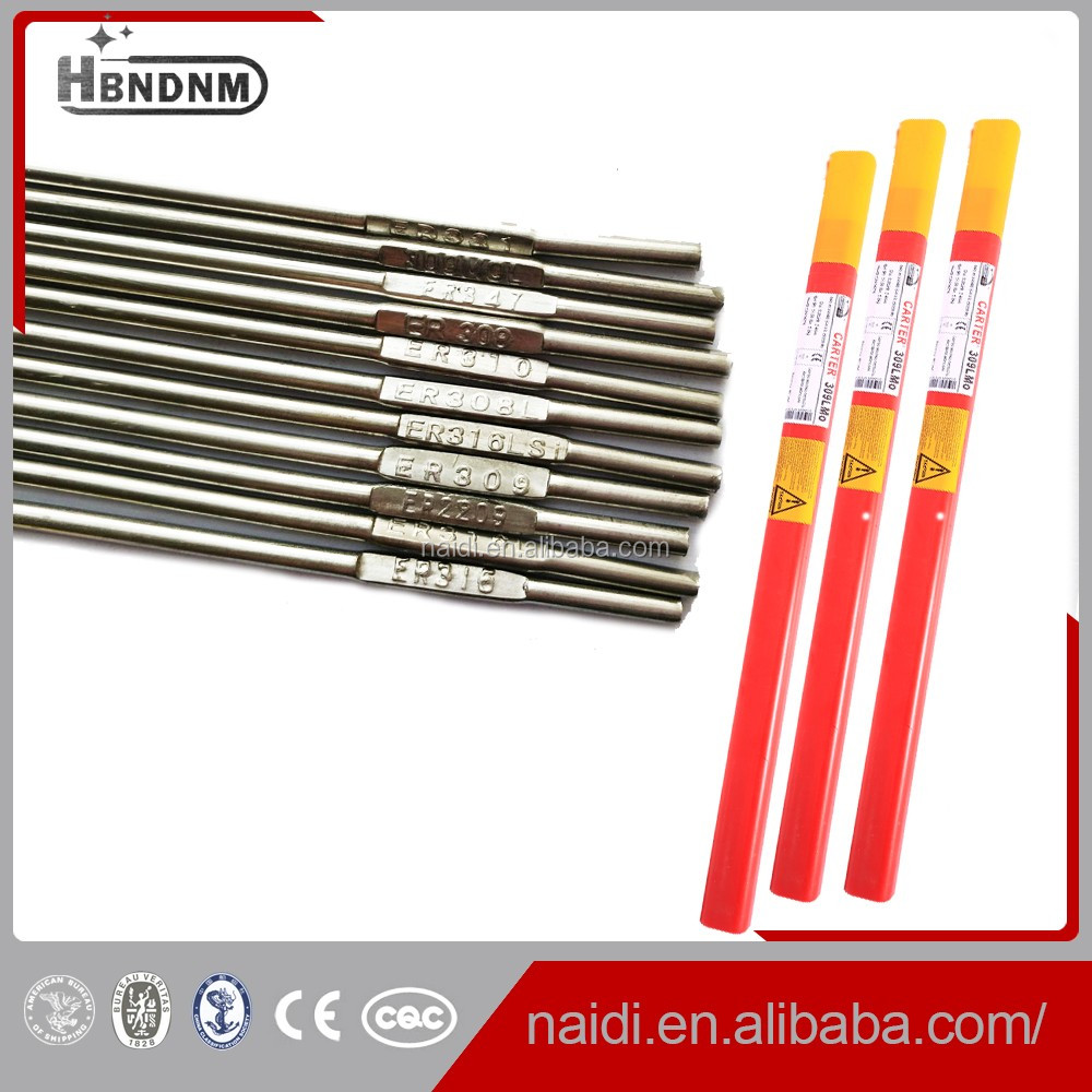 AWS A5.9 ER309LSi stainless steel tig argon arc electrode 3.2mm