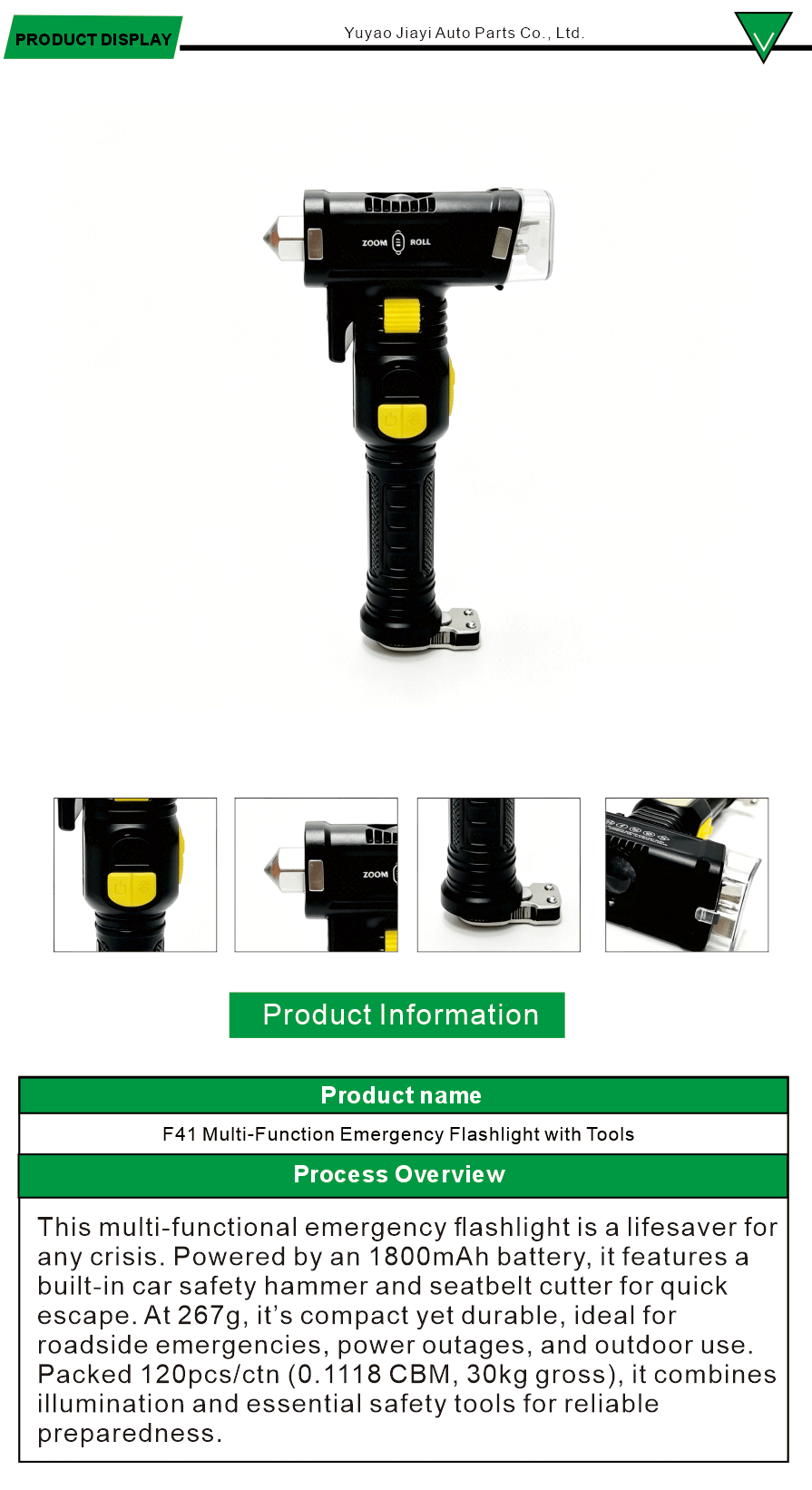 Multi Function Flashlight Emergency