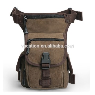 active cross body leg bag in canvas