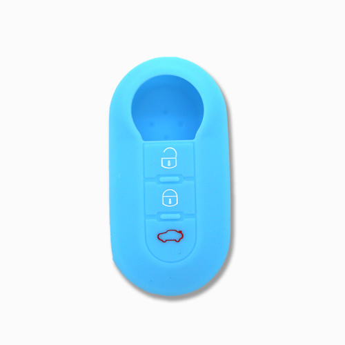 colorful silica gel car key case for Fiat