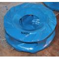 Custom size flexible nitrile rubber slurry pump impeller